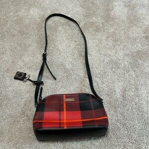 Kate Spade New without tags plaid crossbody bag